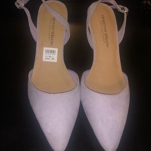 purple lavender christian siriano heels never worn